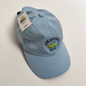 NWT Masters 2019 Augusta, GA Golf Tournament Logo Adjustable Blue Hat
